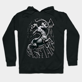 Sagittarius Archer & Fire Element Hoodie